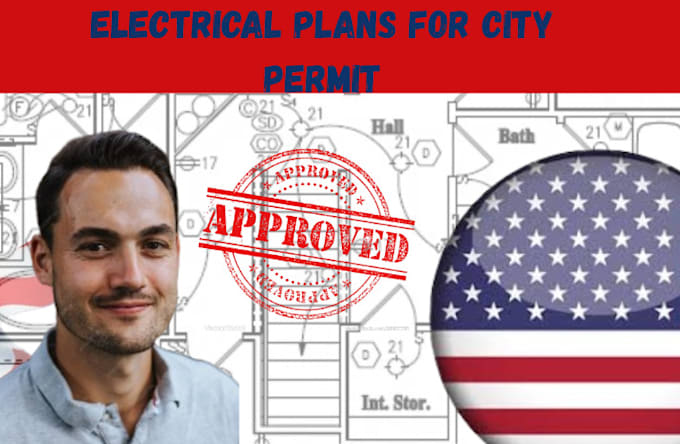 Design mep drawings, electrical plan, plumbing, hvac for city permit by ...