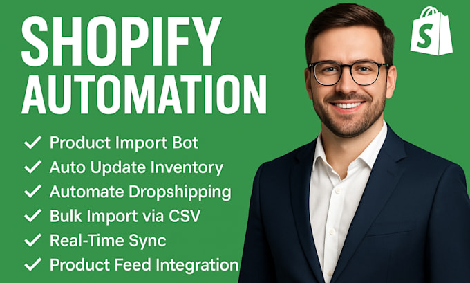 import products auto update shopify inventory automate dropshipping store setup