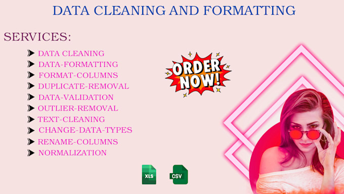 clean and format your data excel or csv