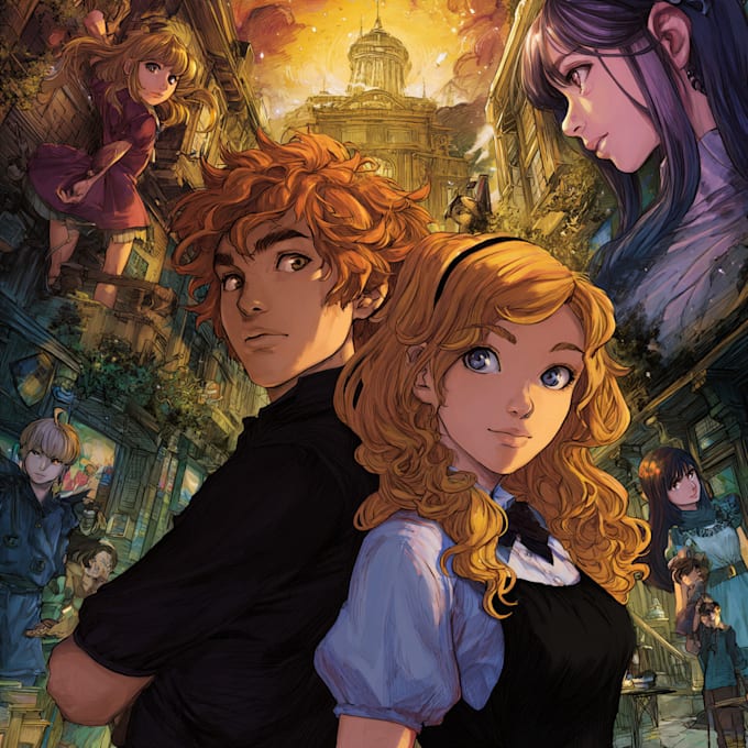 do anime manga comic book cover design comic book