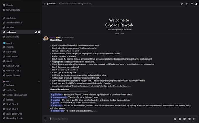 build a fully customized discord server