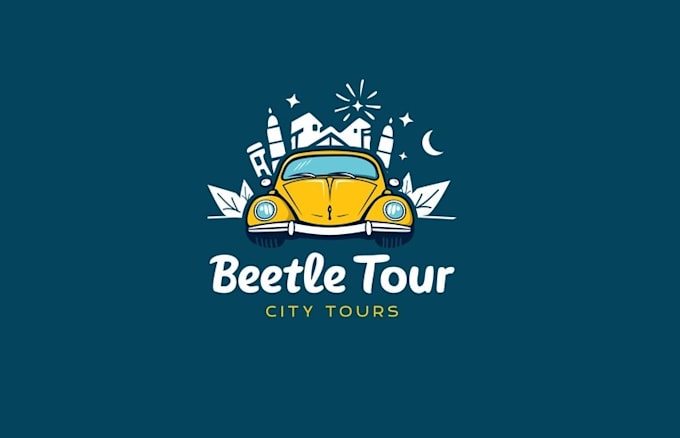 design awesome bettle tour logo