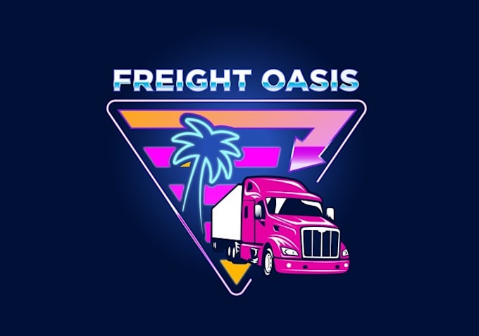 design creative impressive freight oasis logo