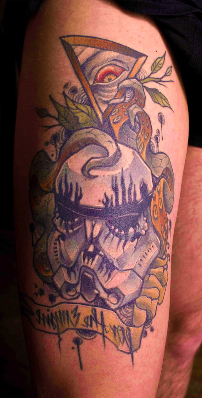 make a tattoo design, tattoo sleeve