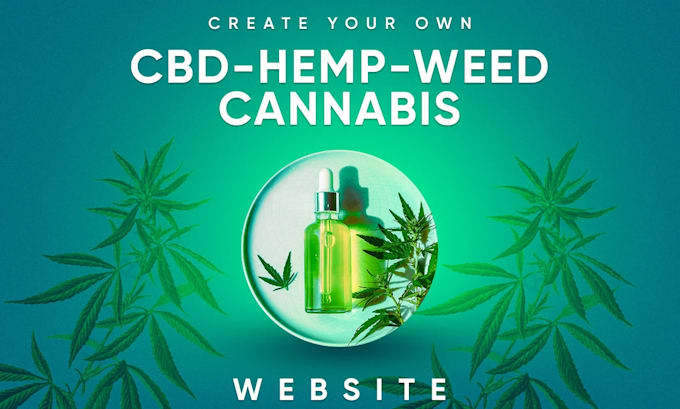 create cbd, hemp, medical or cannabis ecommerce website, hugo website, svelte