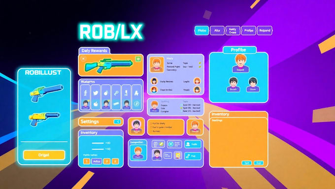 Design Roblox Ui Ux Gui For Your Roblox Game Design Roblox Ui Ux Gui For Your Roblox Game Multiplayer Game Ui 