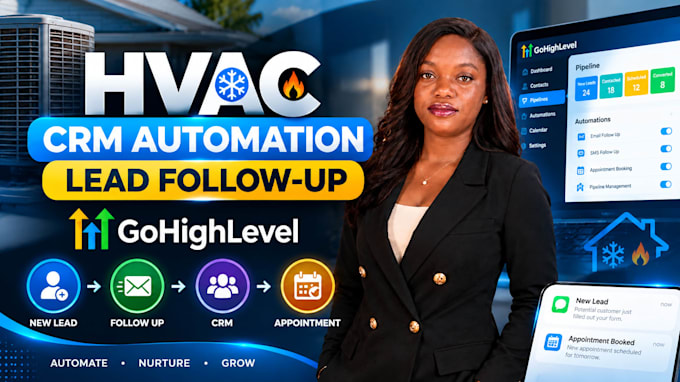 build an hvac lead follow up and CRM automation system