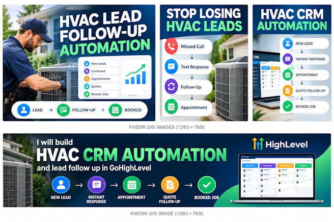 build an hvac lead follow up and CRM automation system