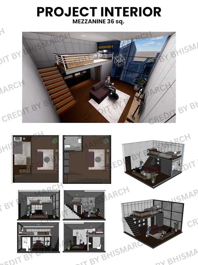 create 3d design for your bedroom