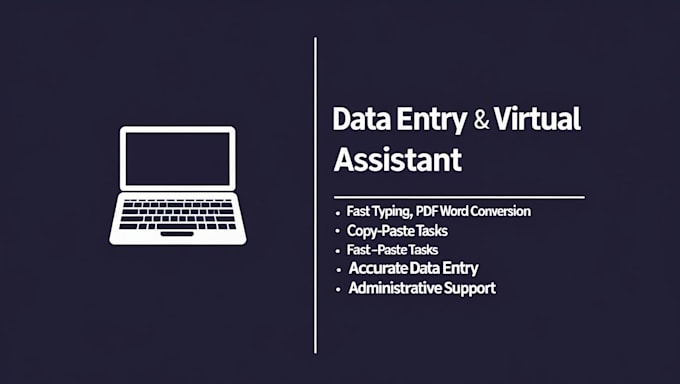 do fast typing and accurate data entry for you