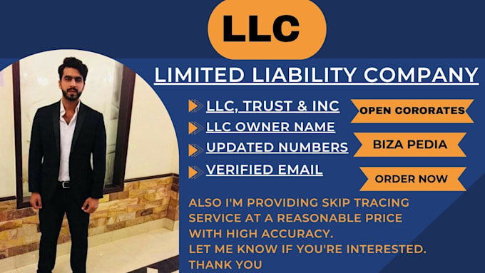 do accurate llc skip tracing with verified contact details