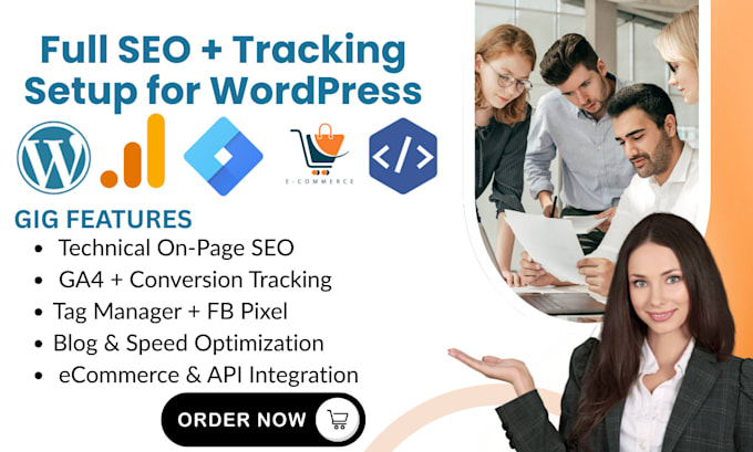 Do technical on page wordpress website seo optimization service ...