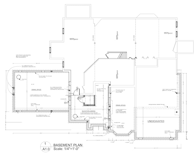 Create 2d floor plan or any other architectural drawings in autocad by ...