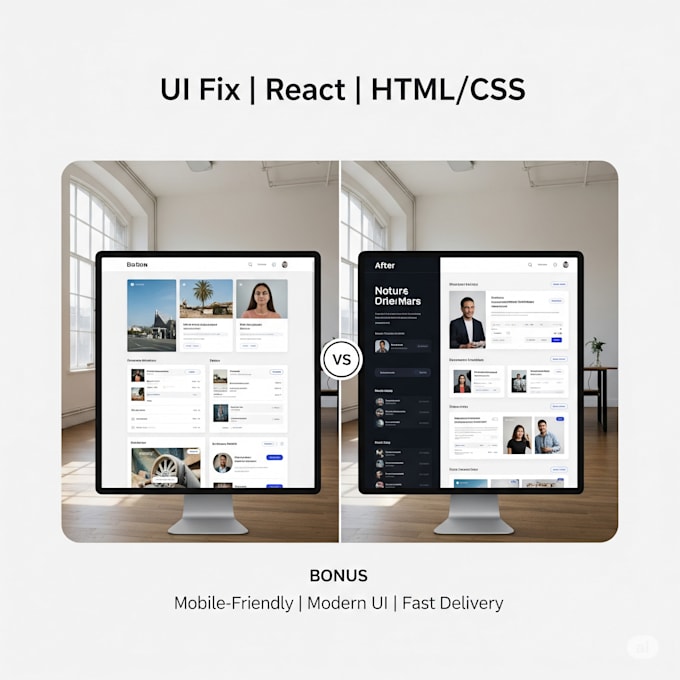 Convert your figma or canva design to html css bootstrap page by ...