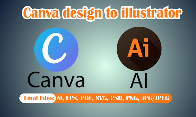 convert your canva design to a vector