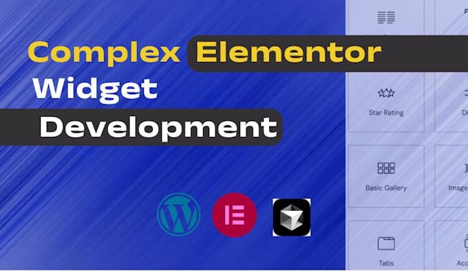 create custom elementor widgets and addons with clean core coding