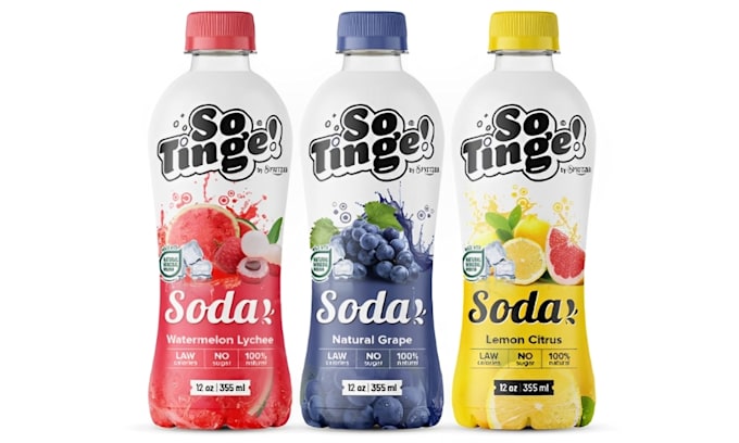 bottle label design, wine, beverage, juice product packaging, energy drink label