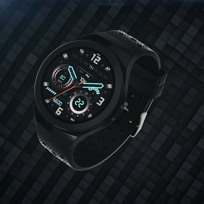 do 3d smartwatch animation, cgi 3d watch animation and realistic 3d watch design
