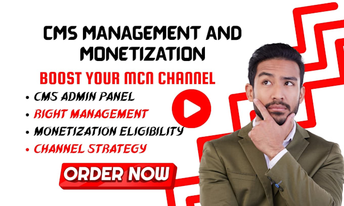 set up youtube cms, mcn ownership, and monetize your channel for growth