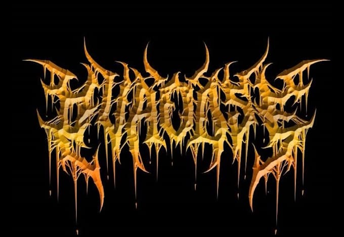 draw custom death metal logo for your need