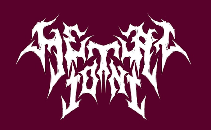 draw death metal, black, brutal death metal logo