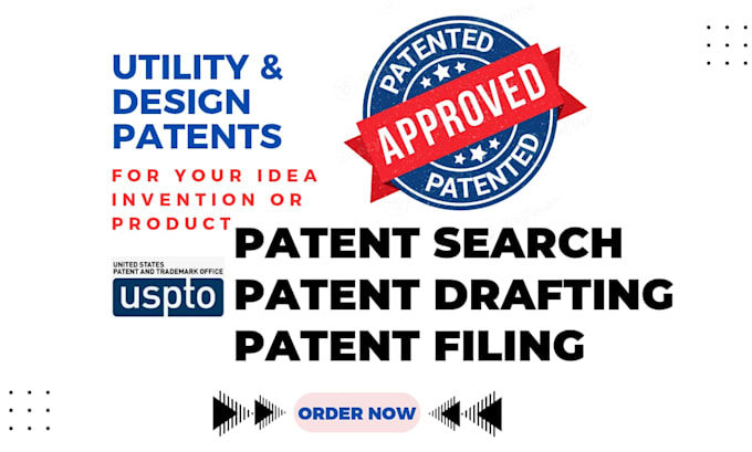 do patent search, patent drafting and patent filing