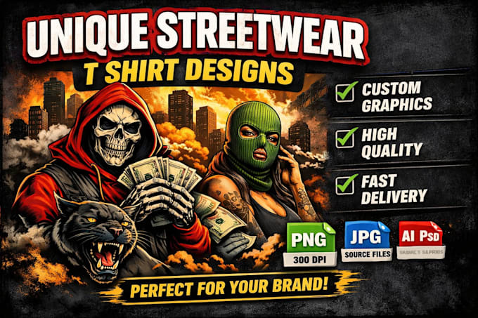 unique streetwear tshirt designs
