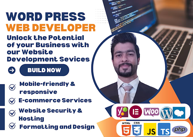 develop professional wordpress portfolio and ecommerce site