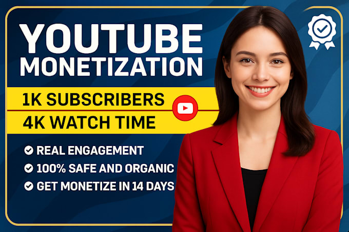 do complete youtube channel monetization promotion