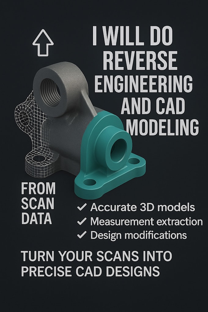 reverse engineering and cad modeling from scan data