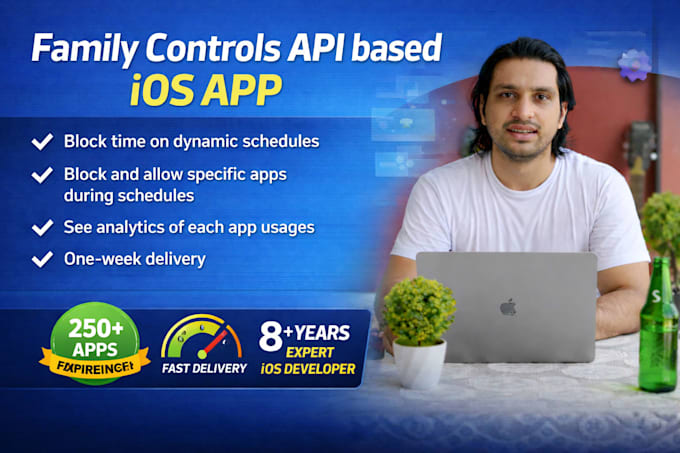 develop screen time API based parental control app