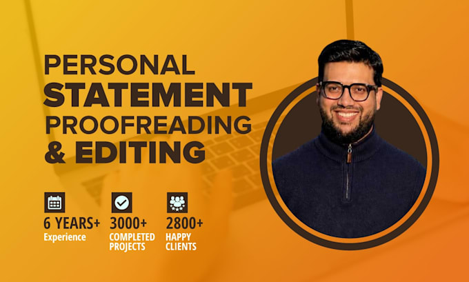 proofread and edit your personal statement