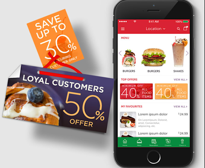 develop loyalty app discount reward app cashback gamification tie coupon website