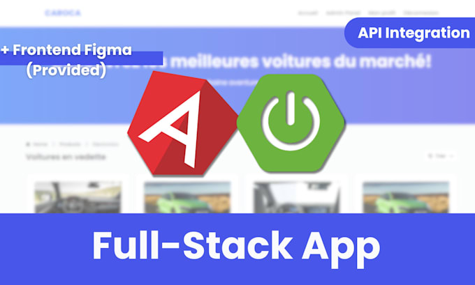 develop a fullstack web app using spring boot and angular