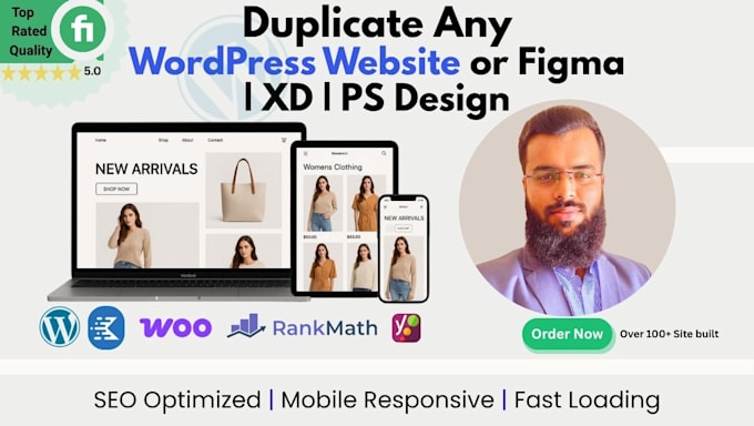duplicate website using wordpress