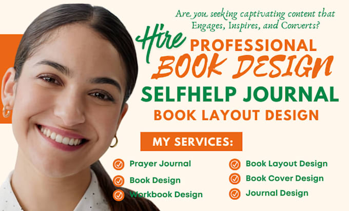 Design printable self help journal, prayer journal, workbook design ...