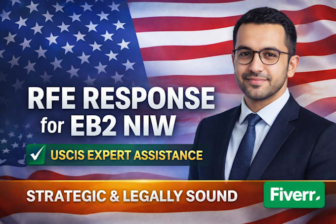 prepare eb1a eb2 niw rfe response tailored to uscis concerns
