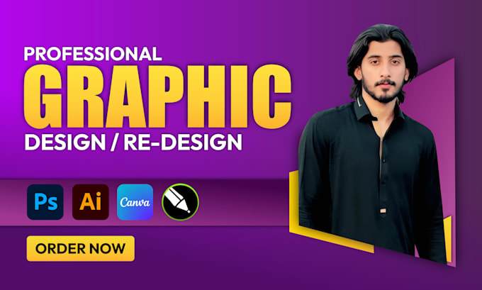 do professional and creative graphic design and redesign