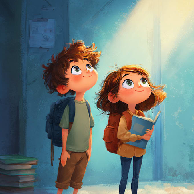 do children book illustration 2d children illustration