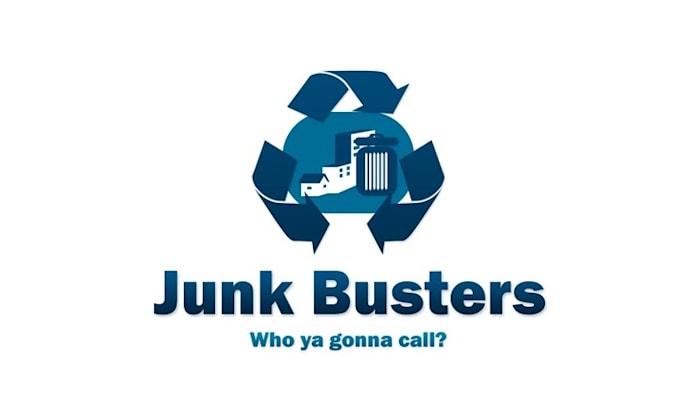 design admirable modern junk busters logo