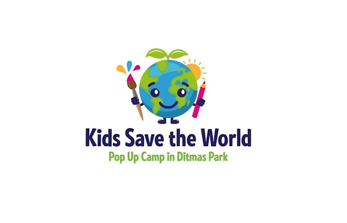design creative hands camp logo