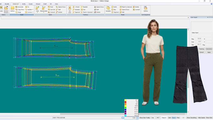 create professional digital sewing patterns for clothing
