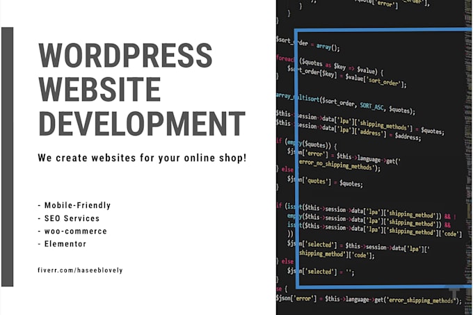 build , rebuild , redesign wordpress website and elementor website