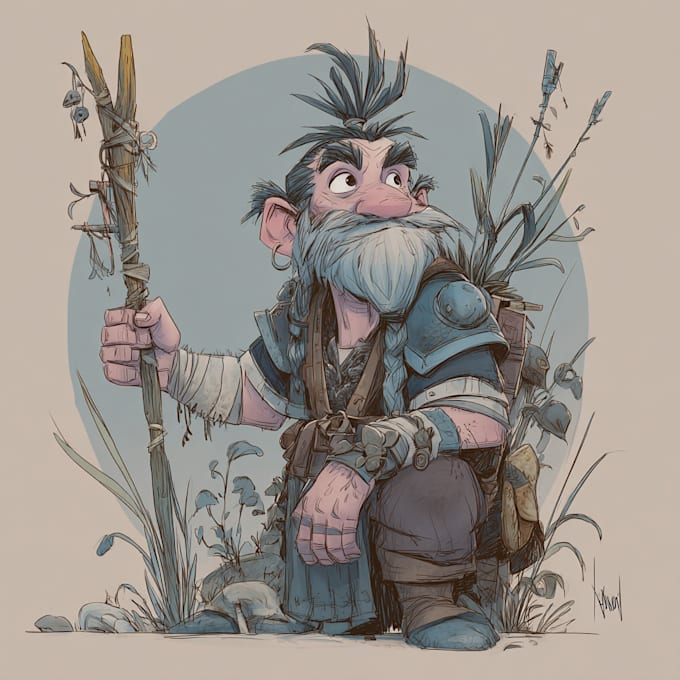 do a sci fi art, fantasy sci fi character art
