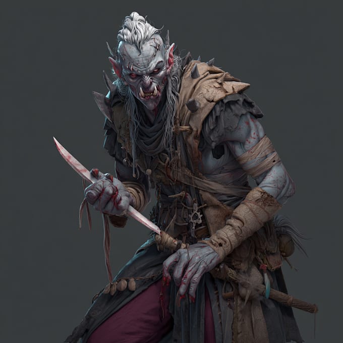 create dark art, horror or skull artworks illustration