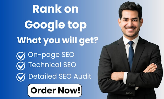 do on page and technical SEO for your website