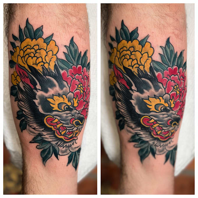 design your tattoo in a sketchy style