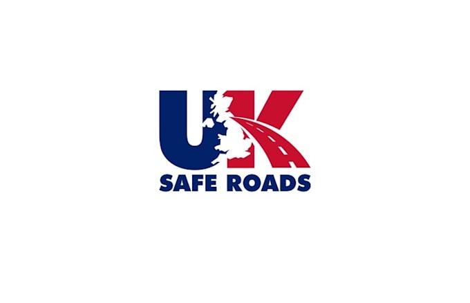 design modern future road safety logo