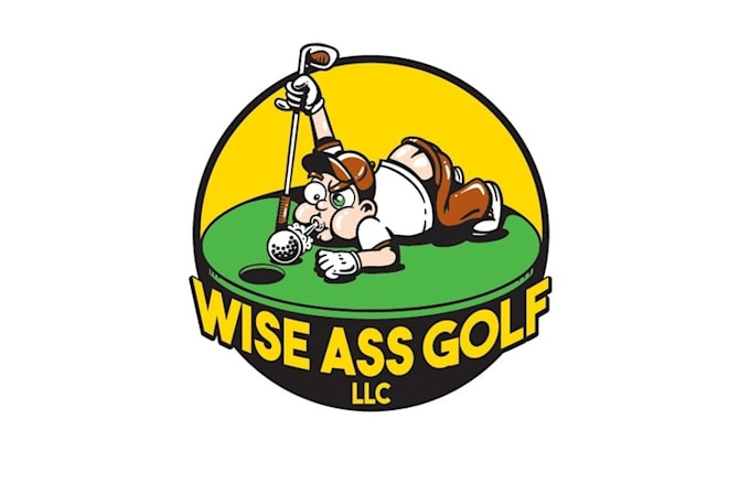 design best golf cracks logo
