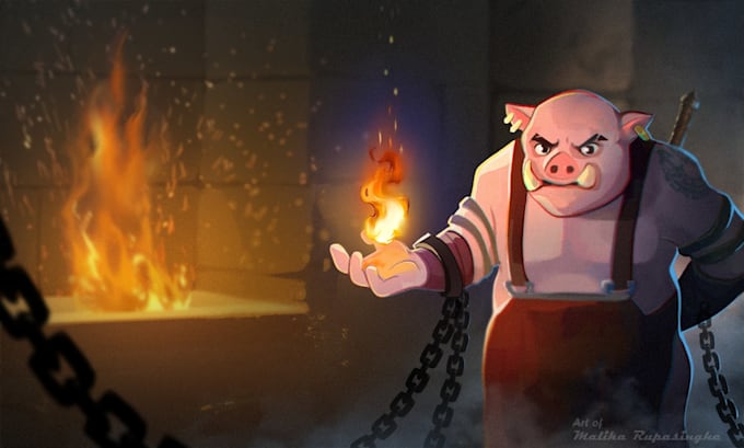 draw unique digital art and cartoon illustrations